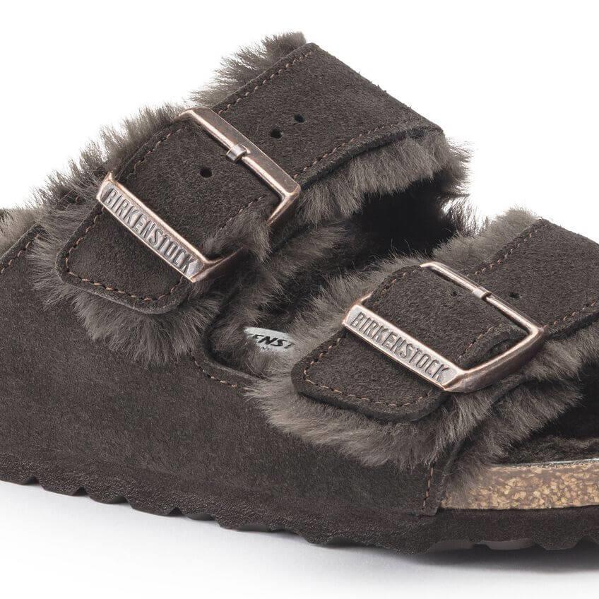 Birkenstock Arizona Shearling Kadın Terlik - Mocha
