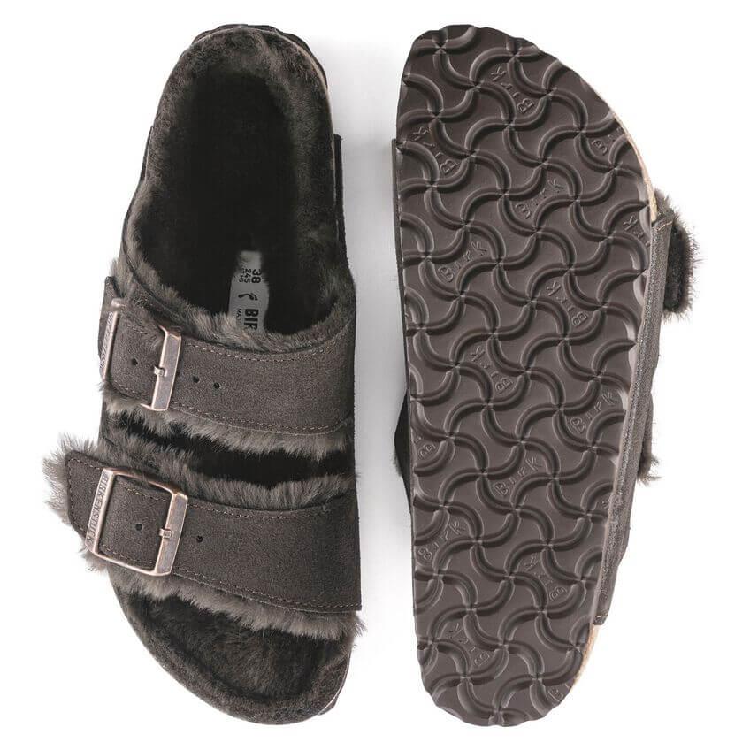 Birkenstock Arizona Shearling Kadın Terlik - Mocha