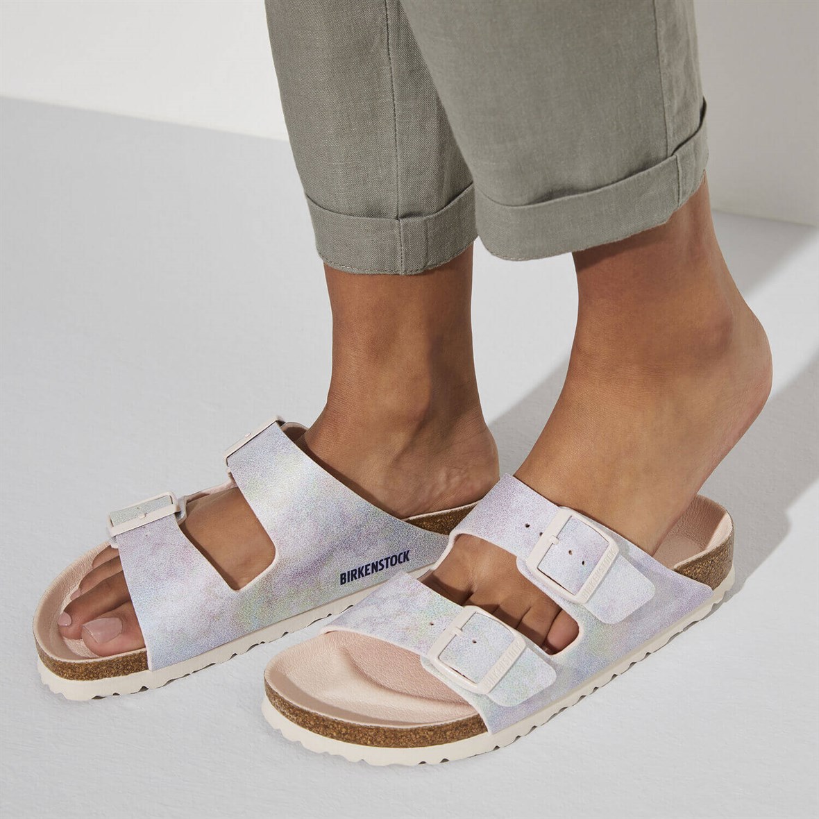 Birkenstock Arizona Vegan Bayan Terlik - Light Rose