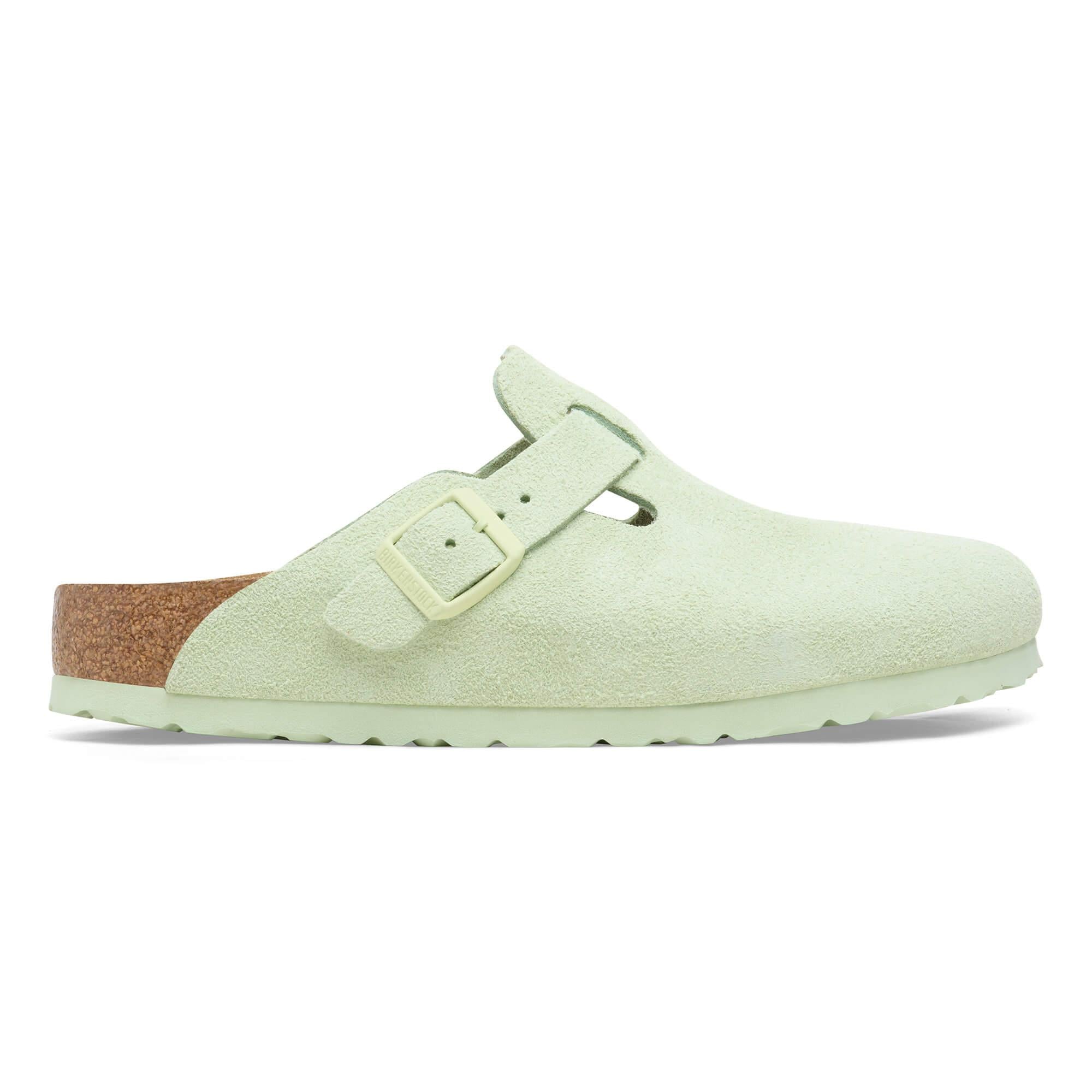 Birkenstock Boston Bayan Terlik - Lime