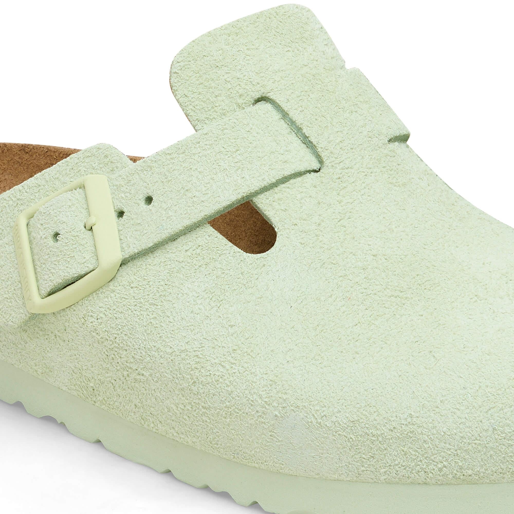 Birkenstock Boston Bayan Terlik - Lime