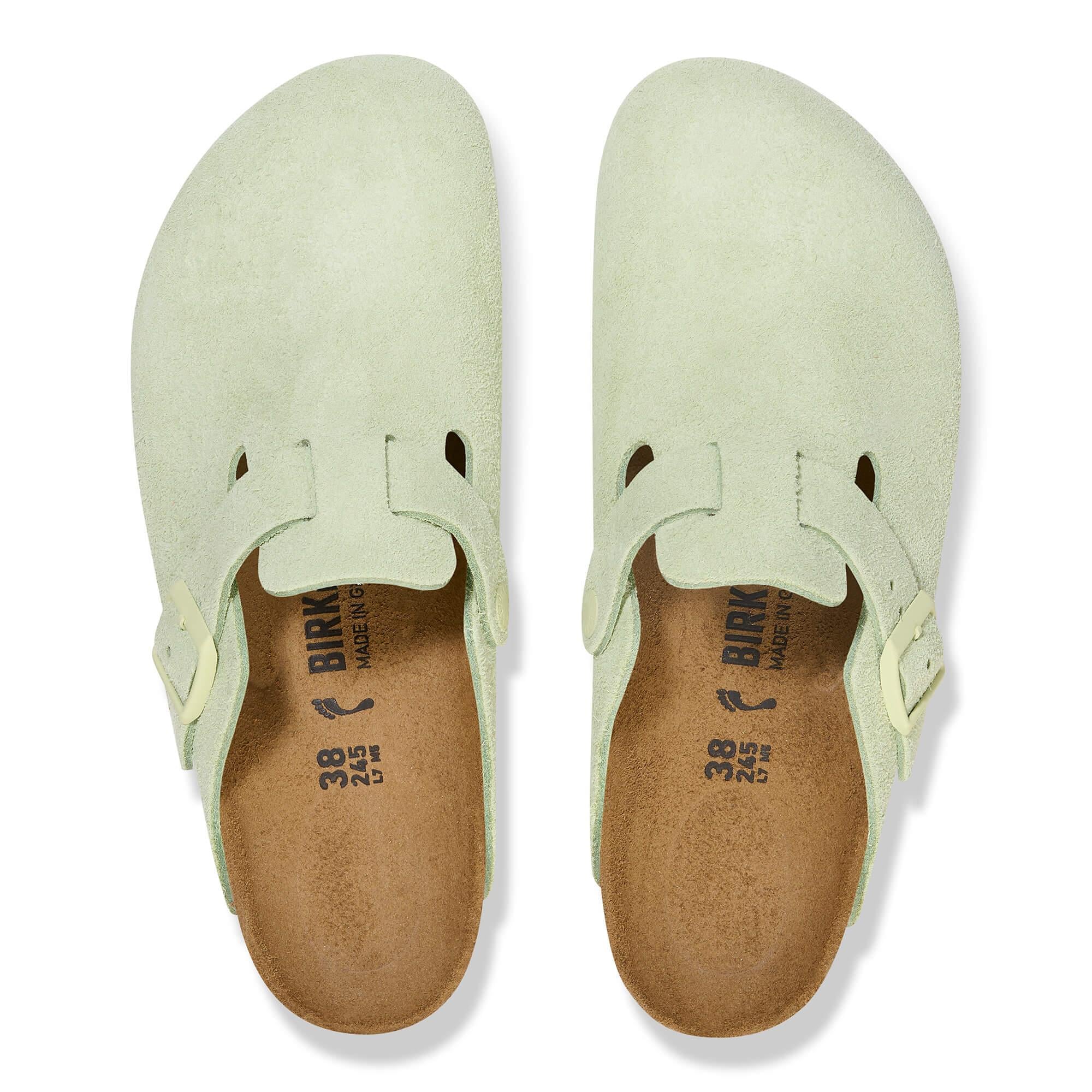 Birkenstock Boston Bayan Terlik - Lime