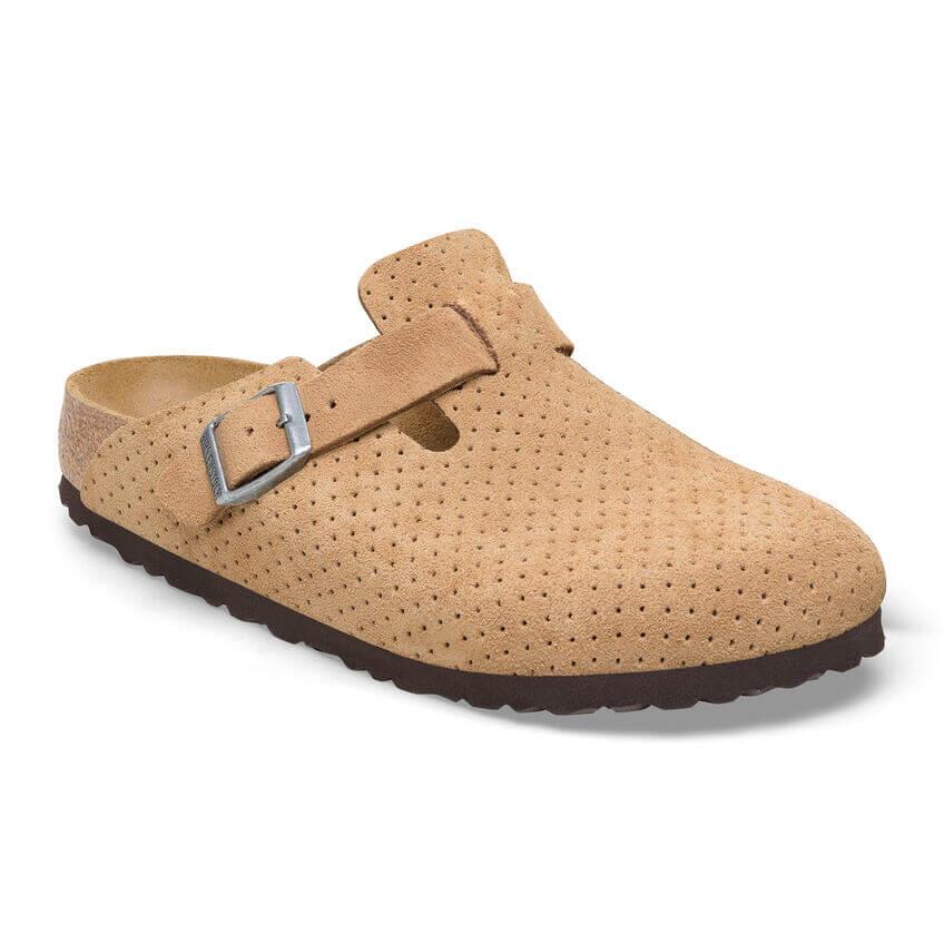 Birkenstock Boston Dotted Bayan Terlik - Yeni Bej