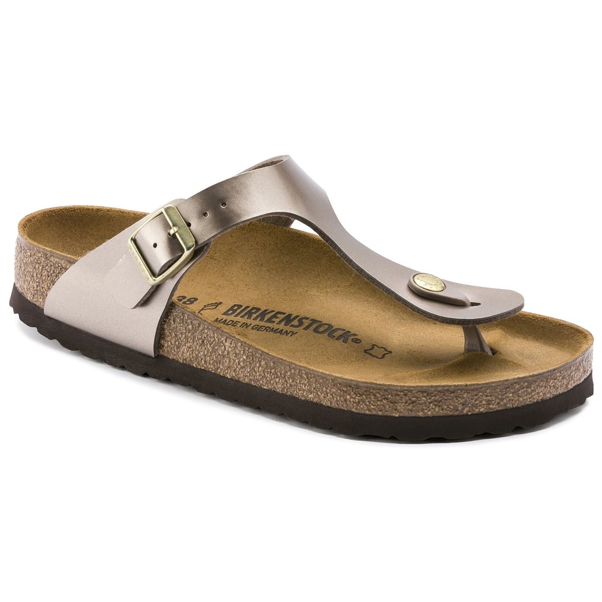 Birkenstock Gizeh Bayan Terlik & Sandalet - Electric Metallic Taupe