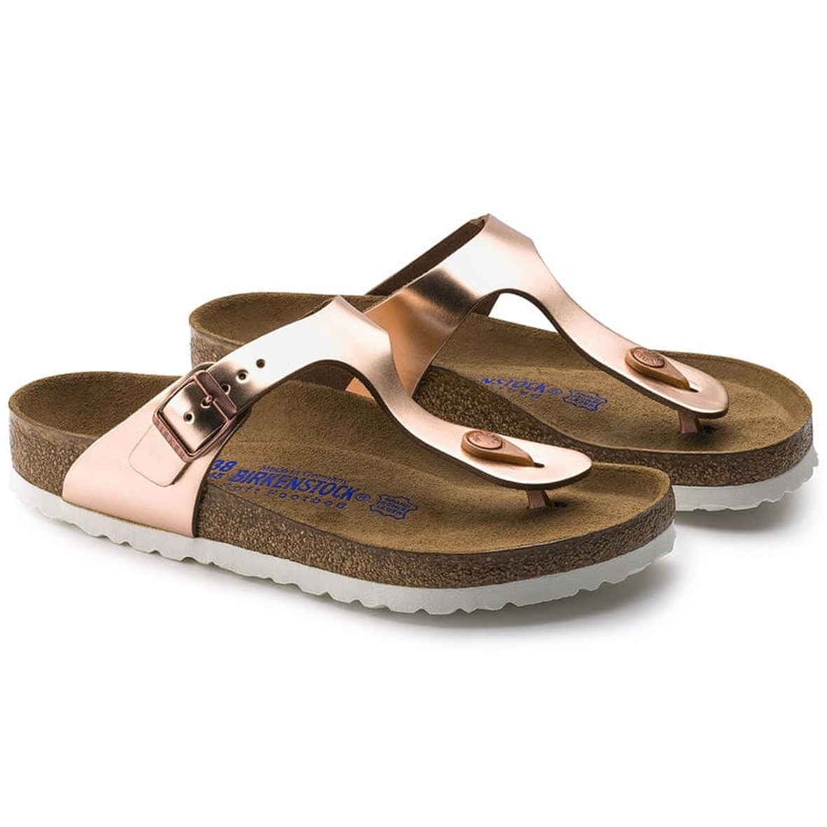 Birkenstock Gizeh Bayan Terlik & Sandalet - Metallic Copper