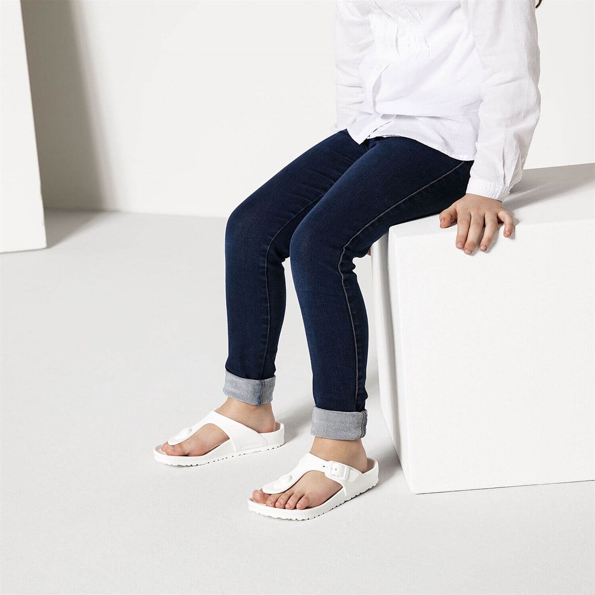 Birkenstock Gizeh Eva Çocuk Terlik - White