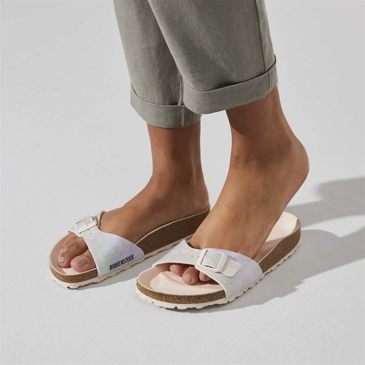 Birkenstock Madrid Vegan Bayan Terlik - Light Rose
