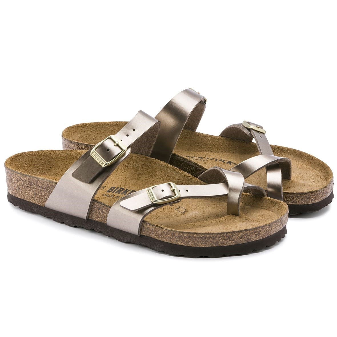 Birkenstock Mayari Bayan Terlik & Sandalet - Electric Metallic Taupe