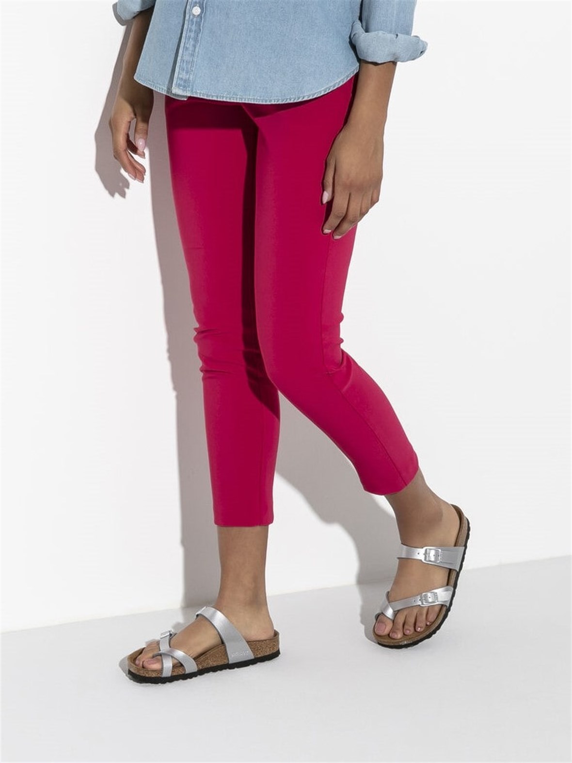Birkenstock Mayari Bayan Terlik & Sandalet - Silver