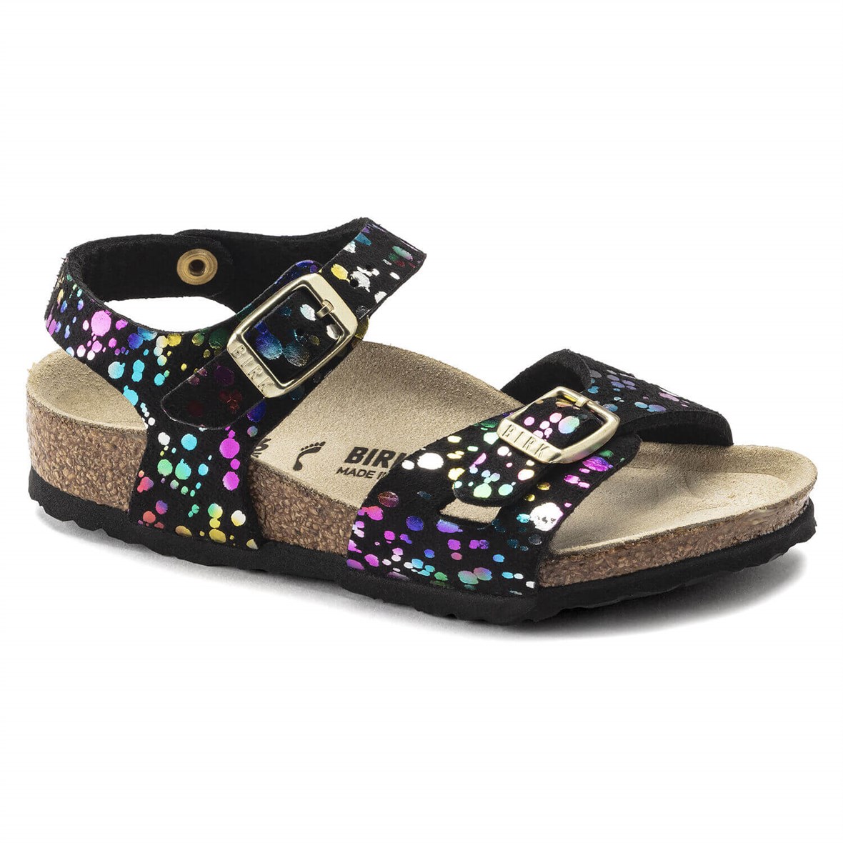 Birkenstock Rio Çocuk Sandalet - Confetti Black