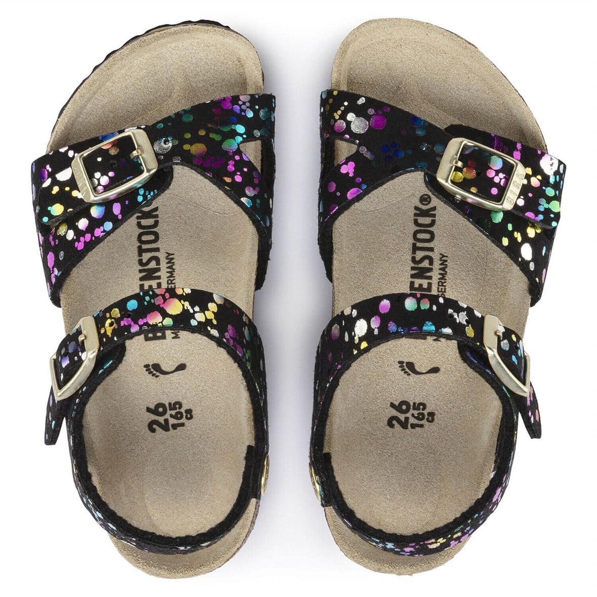 Birkenstock Rio Çocuk Sandalet - Confetti Black