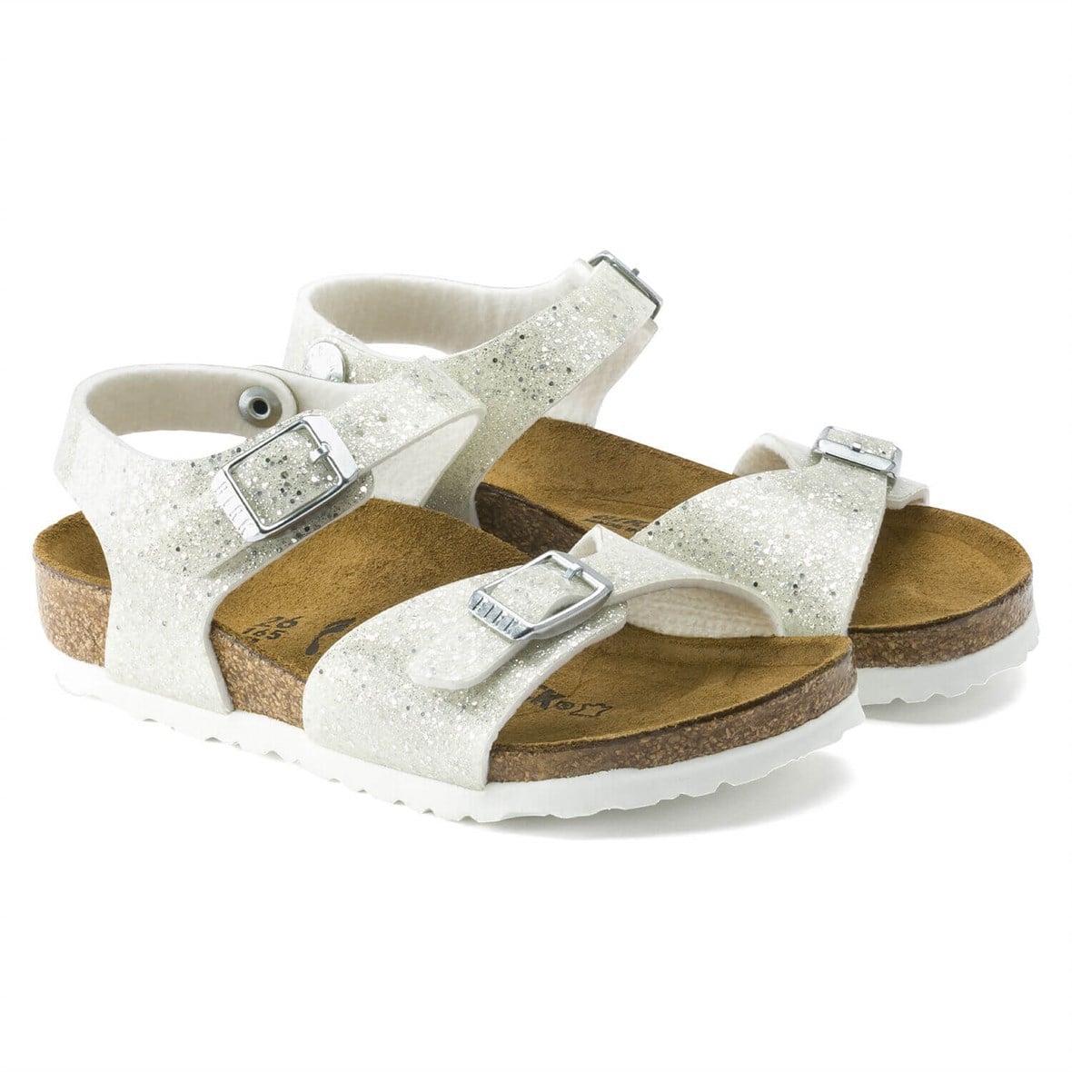 Birkenstock Rio Çocuk Sandalet - Cosmic Sparkle White