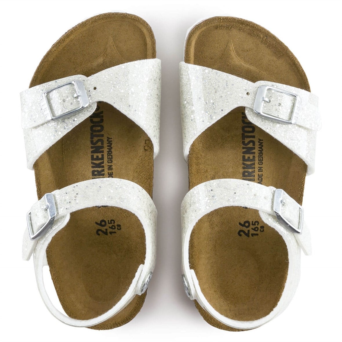 Birkenstock Rio Çocuk Sandalet - Cosmic Sparkle White