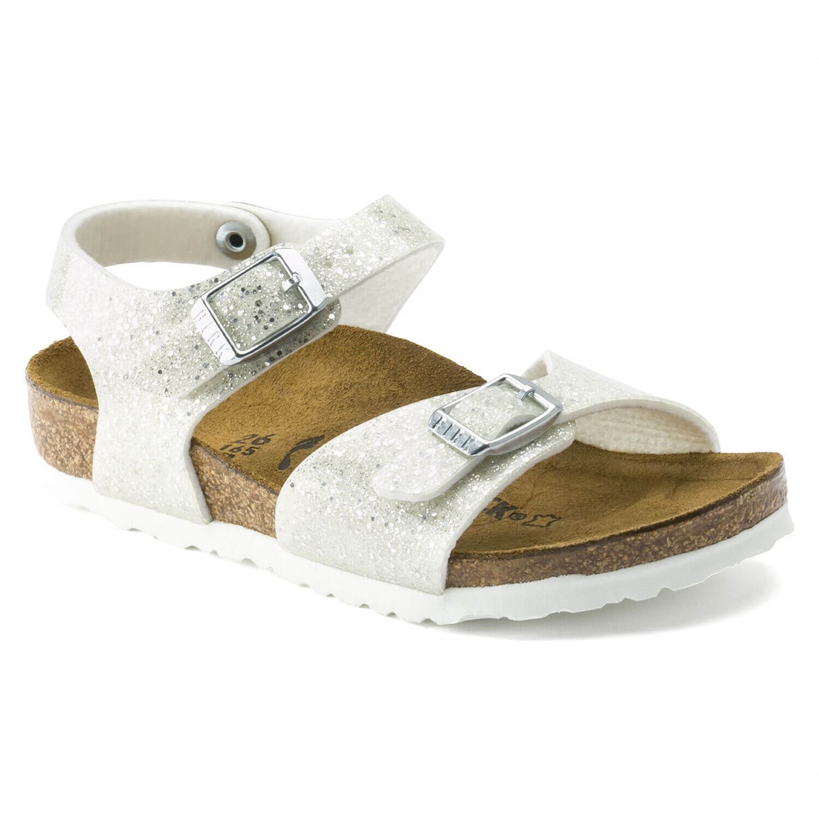 Birkenstock Rio Çocuk Sandalet - Cosmic Sparkle White