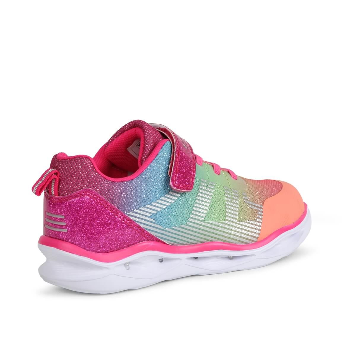 Buckhead Belle BUCK3029-BH019 Işıklı Çocuk Spor Ayakkabı - Fuşya / Multi