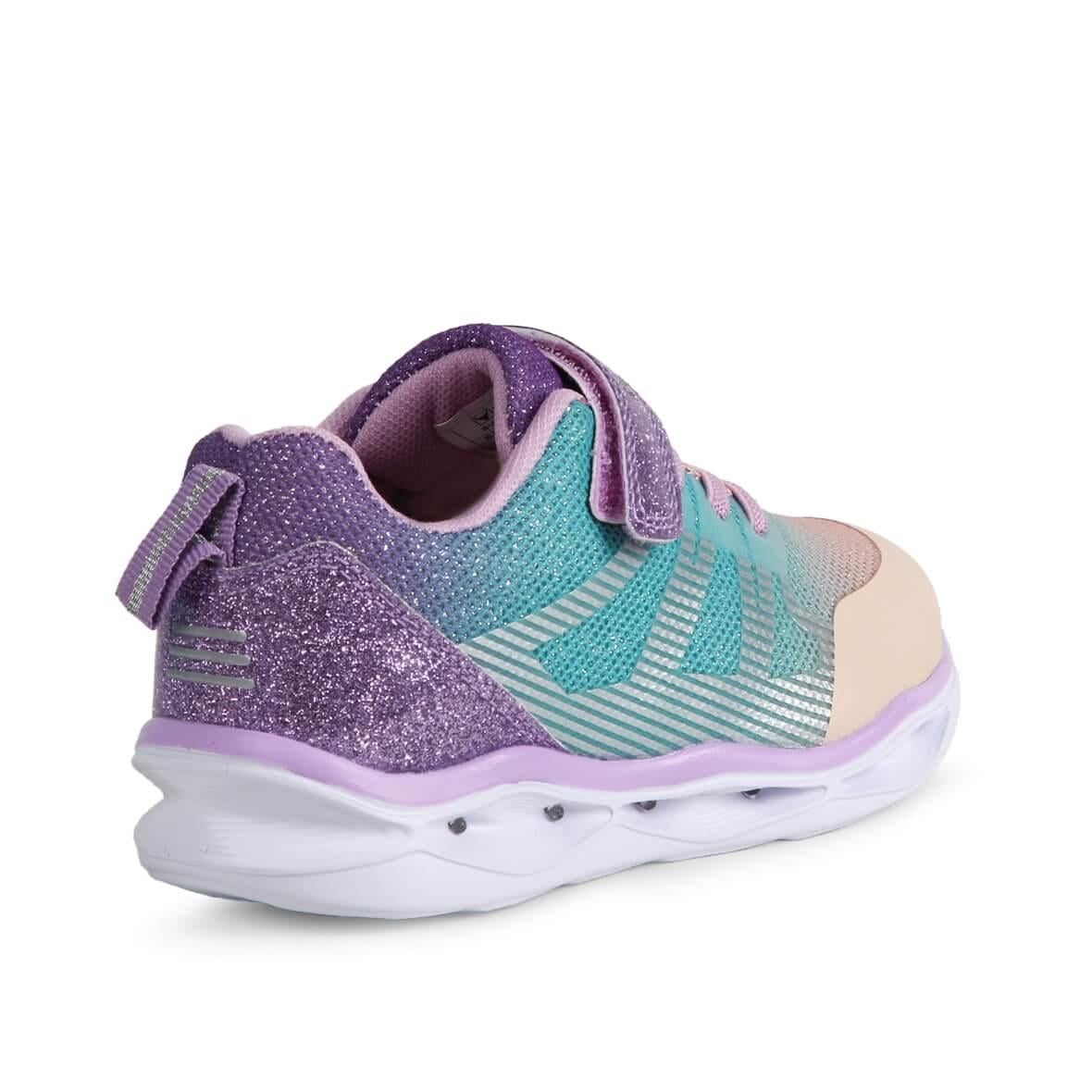 Buckhead Belle BUCK3029-BH025 Işıklı Çocuk Spor Ayakkabı - Lila / Multi