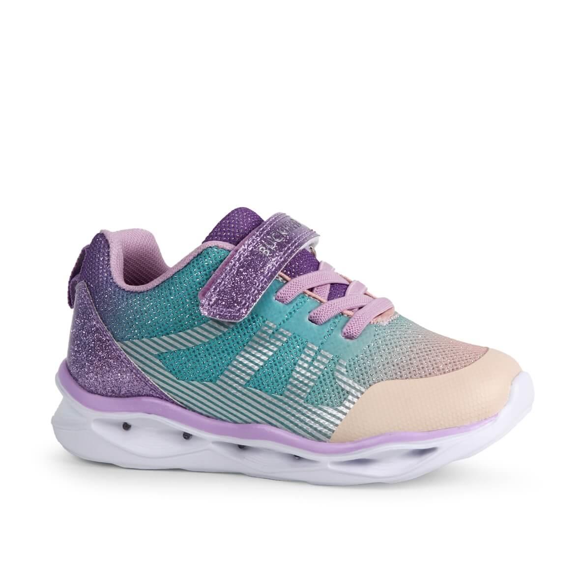 Buckhead Belle BUCK3029-BH025 Işıklı Çocuk Spor Ayakkabı - Lila / Multi