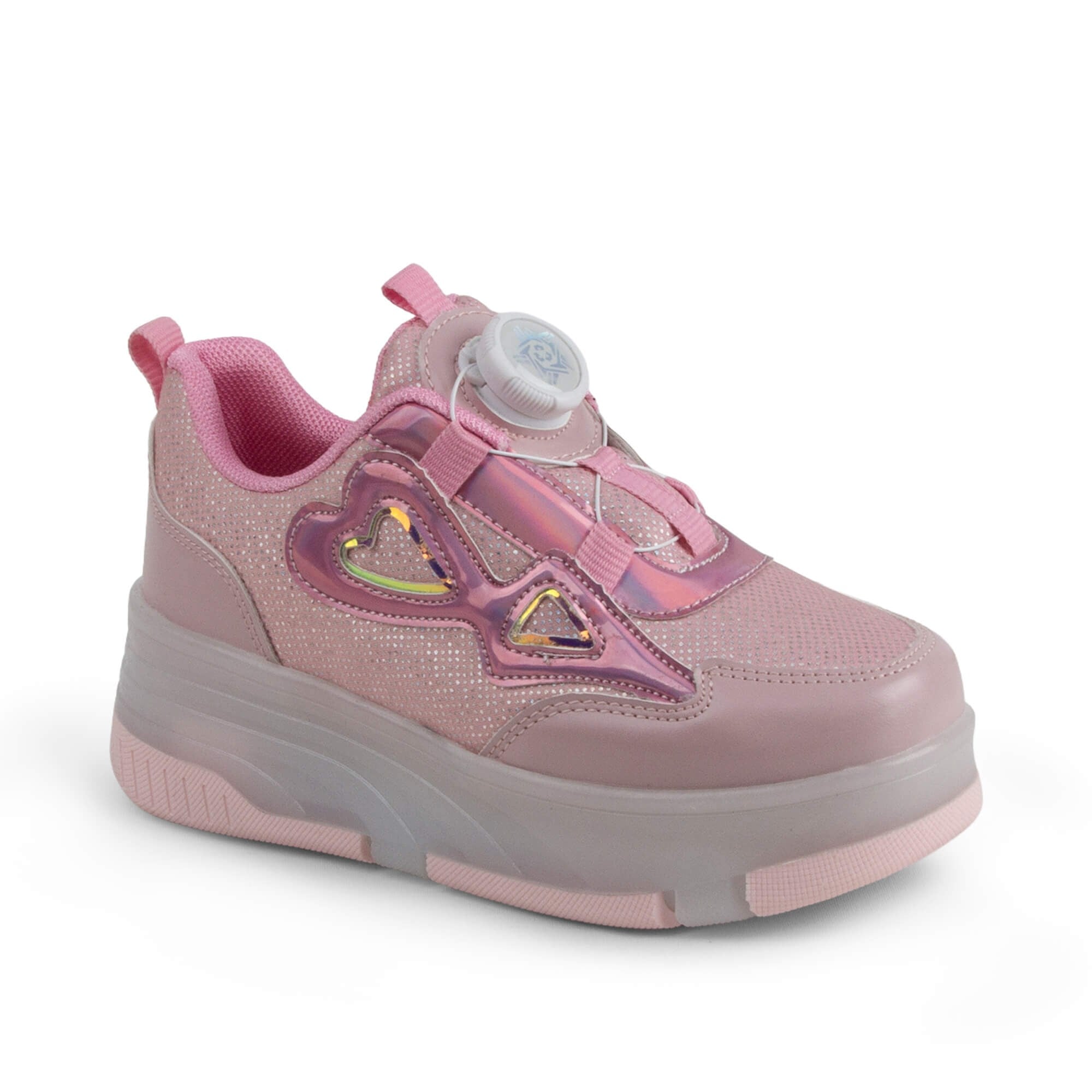 Buckhead Daisy Roller BUCK4496-BH009 Işıklı Petenli Çocuk Ayakkabı - Pembe