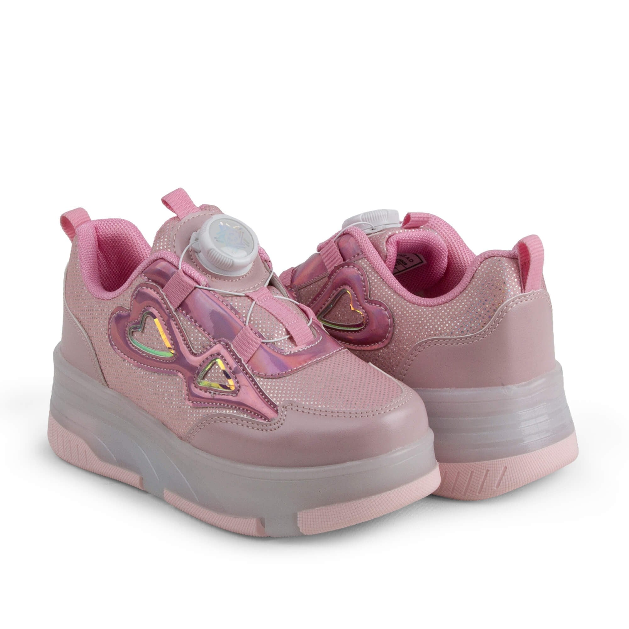 Buckhead Daisy Roller BUCK4496-BH009 Işıklı Petenli Çocuk Ayakkabı - Pembe