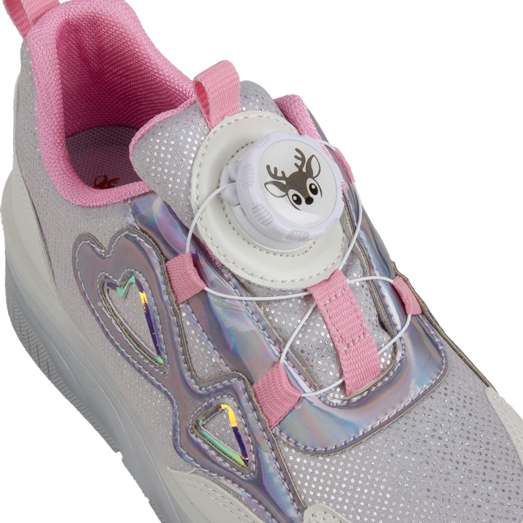 Buckhead Daisy Roller BUCK4496-BH232 Işıklı Petenli Çocuk Ayakkabı - Beyaz