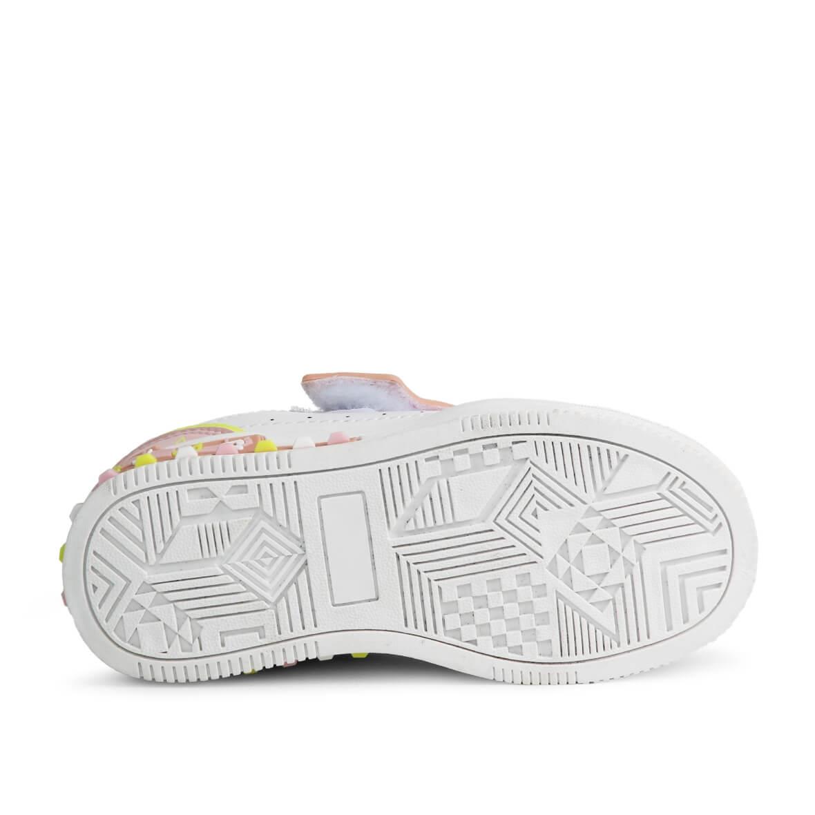 Buckhead Melody BUCK3030-BH009 Işıklı Çocuk Spor Ayakkabı - Pembe / Beyaz
