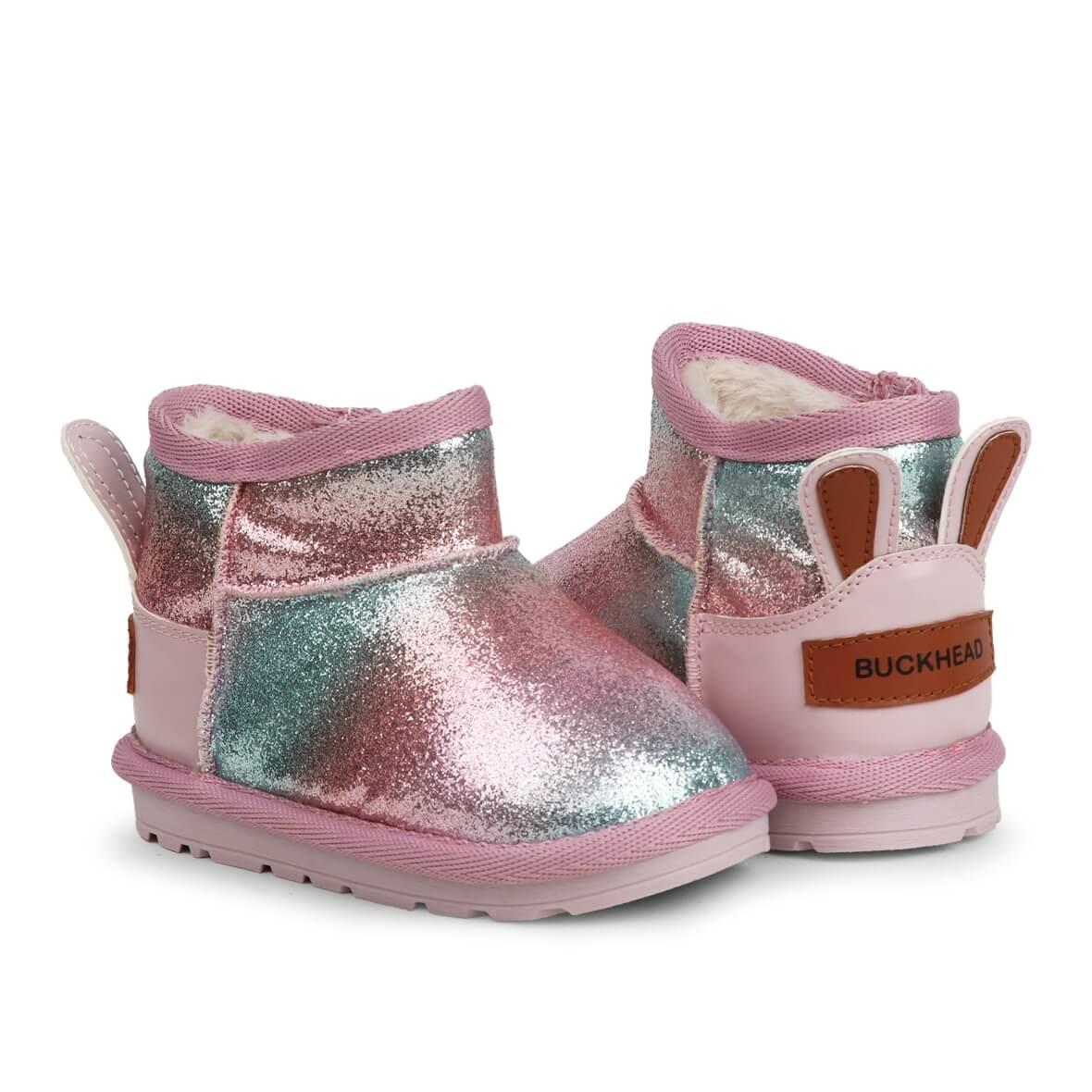 Buckhead Slide BUCK3060-BH009 Kürklü Çocuk Botu - Pembe