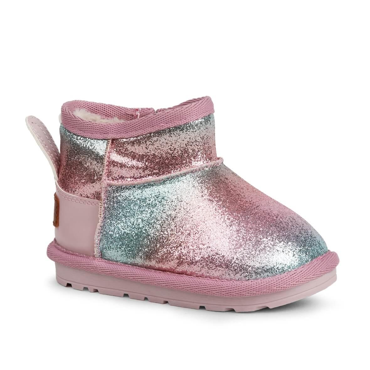 Buckhead Slide BUCK3060-BH009 Kürklü Çocuk Botu - Pembe
