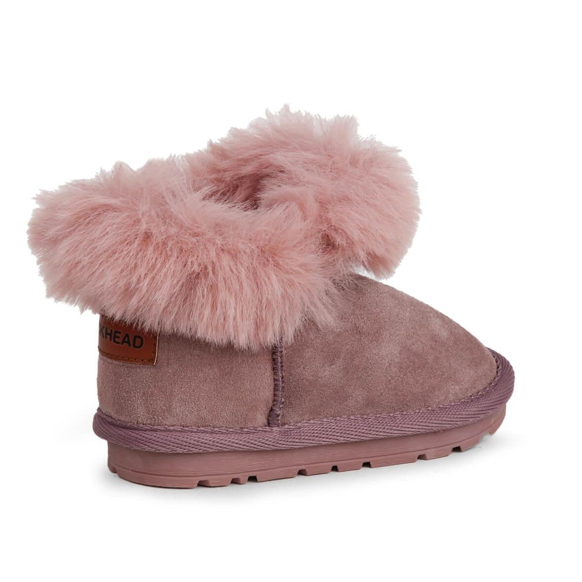 Buckhead Slide BUCK3062-BH009 Kürklü Çocuk Botu - Toz Pembe