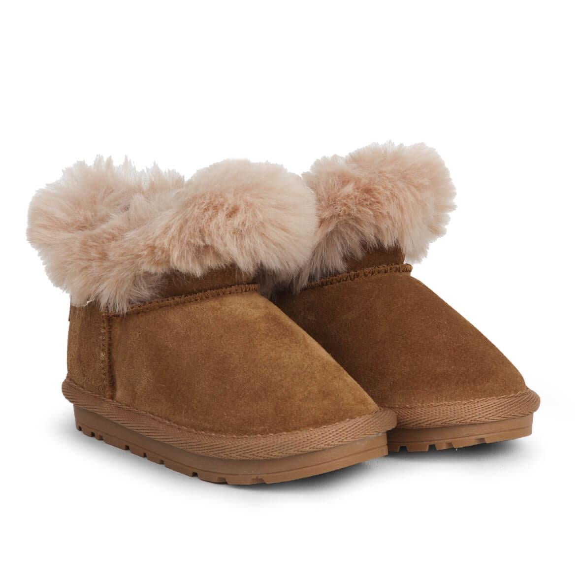 Buckhead Slide BUCK3062-BH141 Kürklü Çocuk Botu - Deve Tüyü