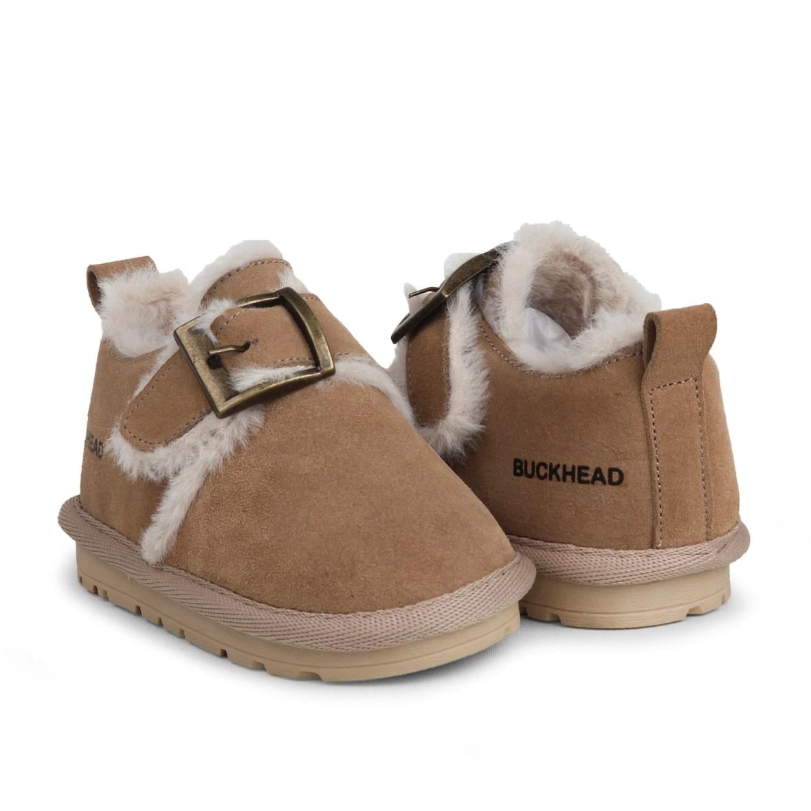 Buckhead Slide BUCK3066-BH011 Kürklü Çocuk Ayakkabı - Bej