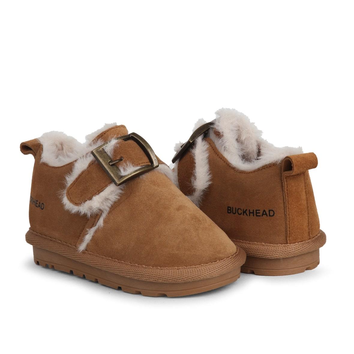 Buckhead Slide BUCK3066-BH141 Kürklü Çocuk Ayakkabı - Deve Tüyü
