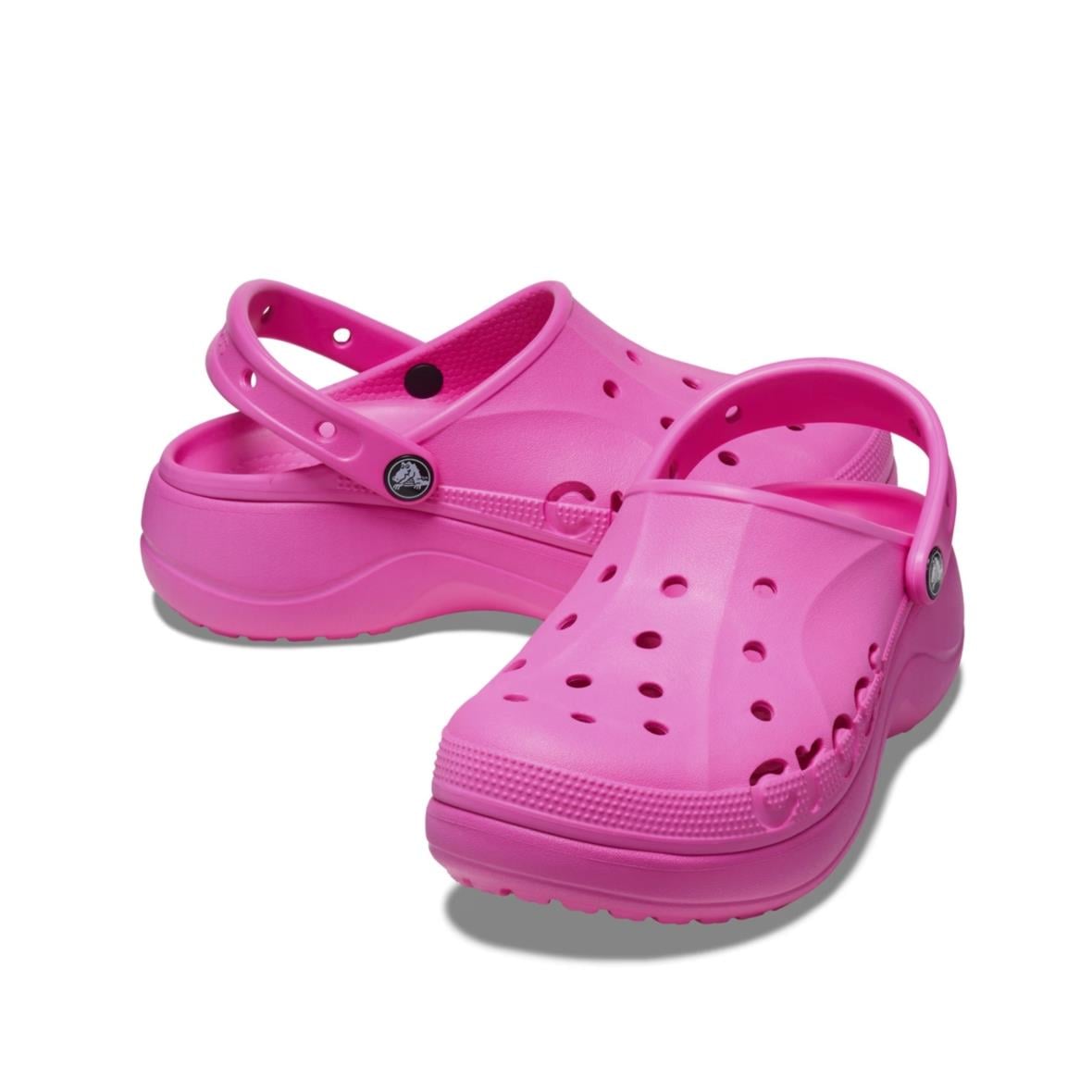 Crocs Baya Platform Clog Bayan Terlik - Neon Pembe