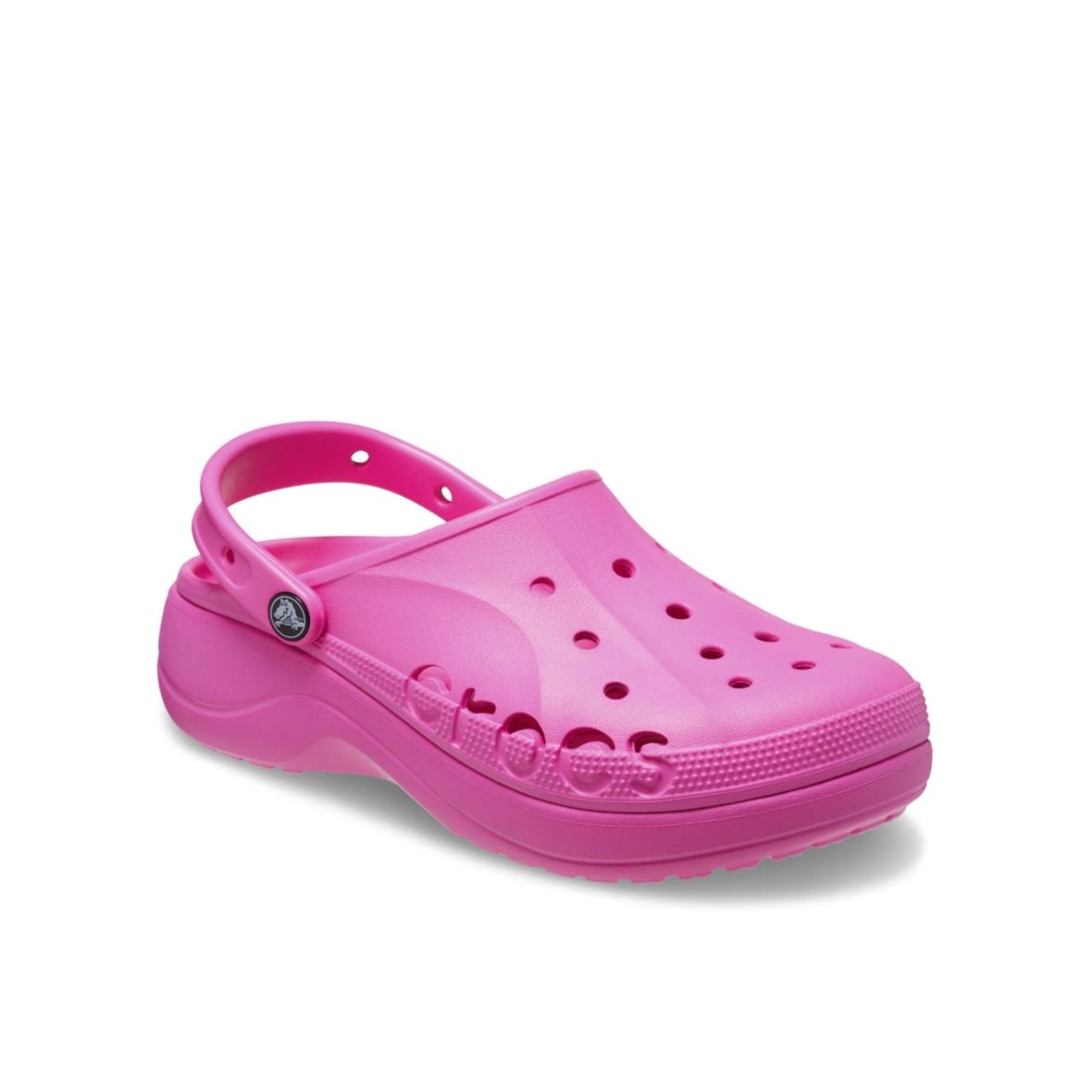 Crocs Baya Platform Clog Bayan Terlik - Neon Pembe