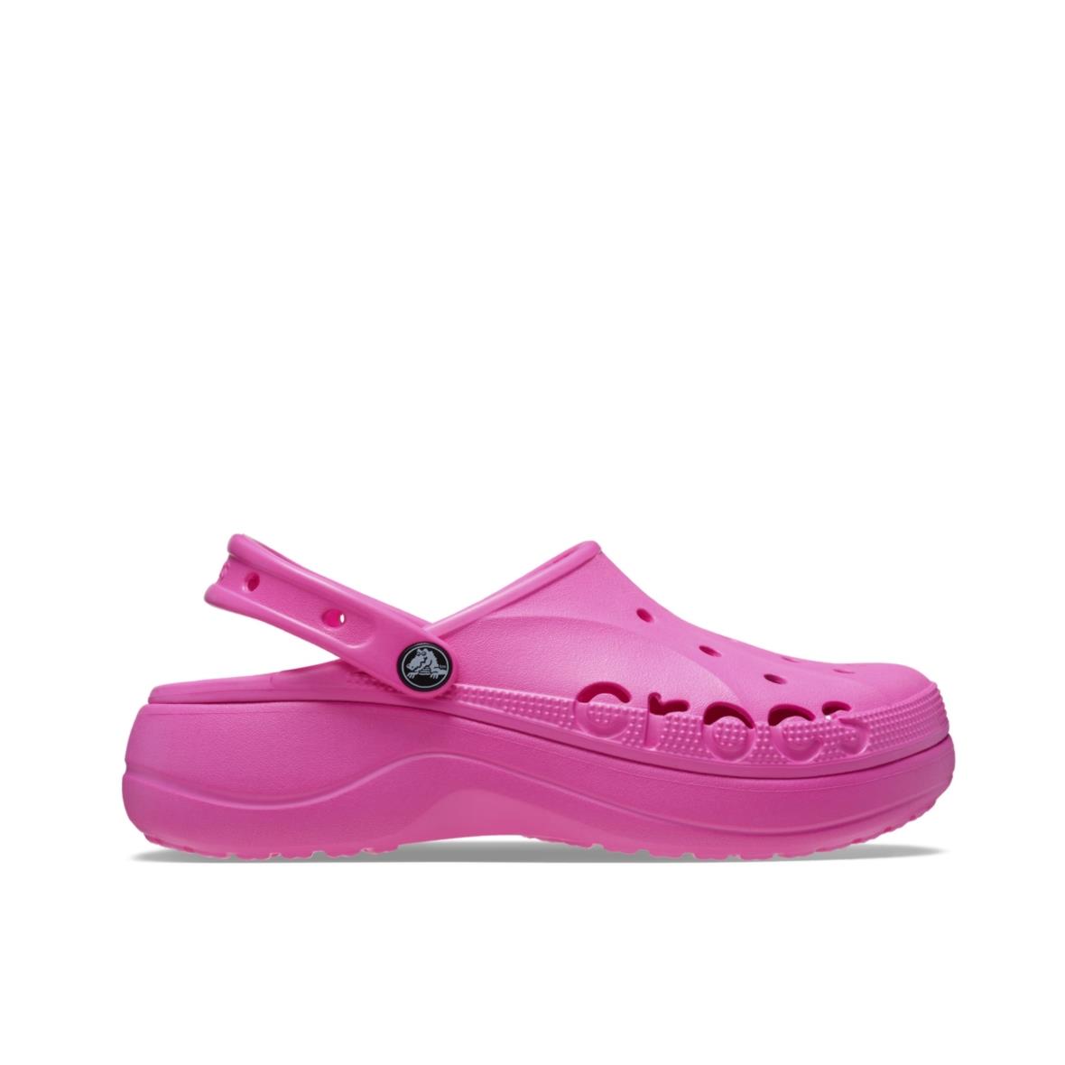 Crocs Baya Platform Clog Bayan Terlik - Neon Pembe