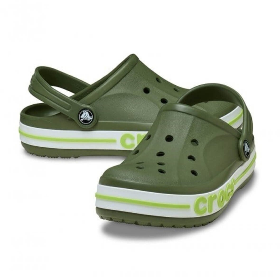 Crocs Bayaband Clog K Çocuk Terlik - Asker Yeşili