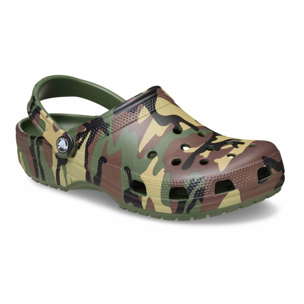 Crocs Classic Camouflage Clog Erkek Terlik - Kamuflaj