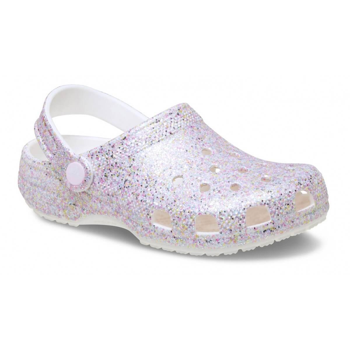Crocs Classic Fantasy Glitter Clog K Çocuk Terlik - Lila