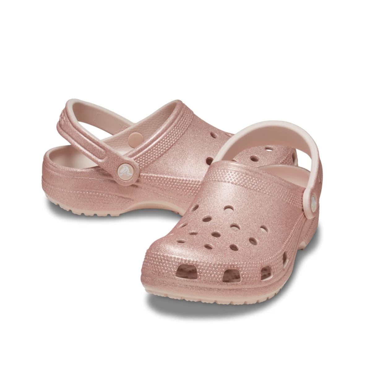 Crocs Classic Glitter Clog Bayan Terlik - Kuvars
