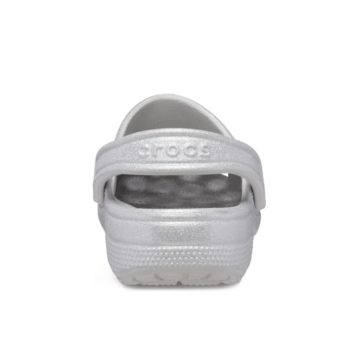 Crocs Classic Glitter Clog Bayan Terlik - Gümüş