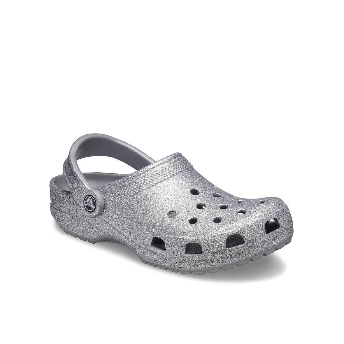 Crocs Classic Glitter Clog Bayan Terlik - Silver