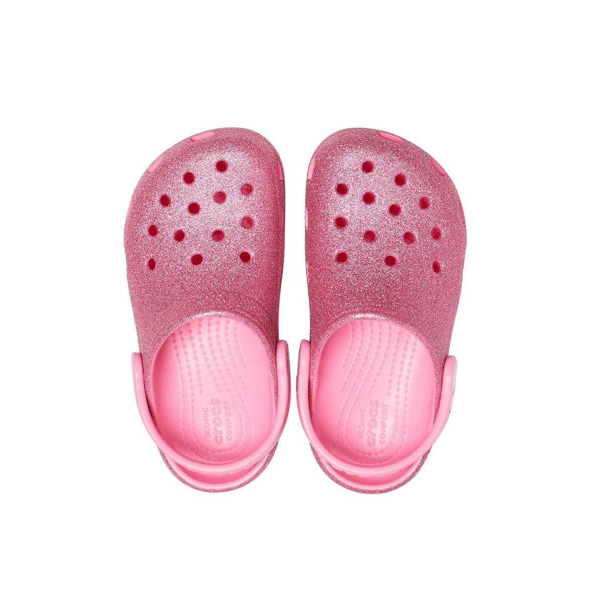 Crocs Classic Glitter Clog K Çocuk Terlik - Pink Lemonade