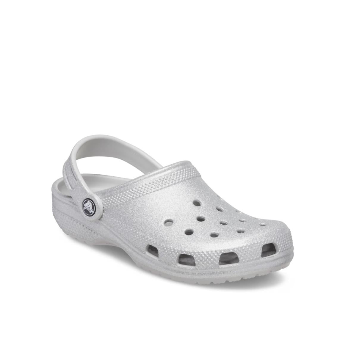 Crocs Classic Glitter Clog K Çocuk Terlik - Gümüş