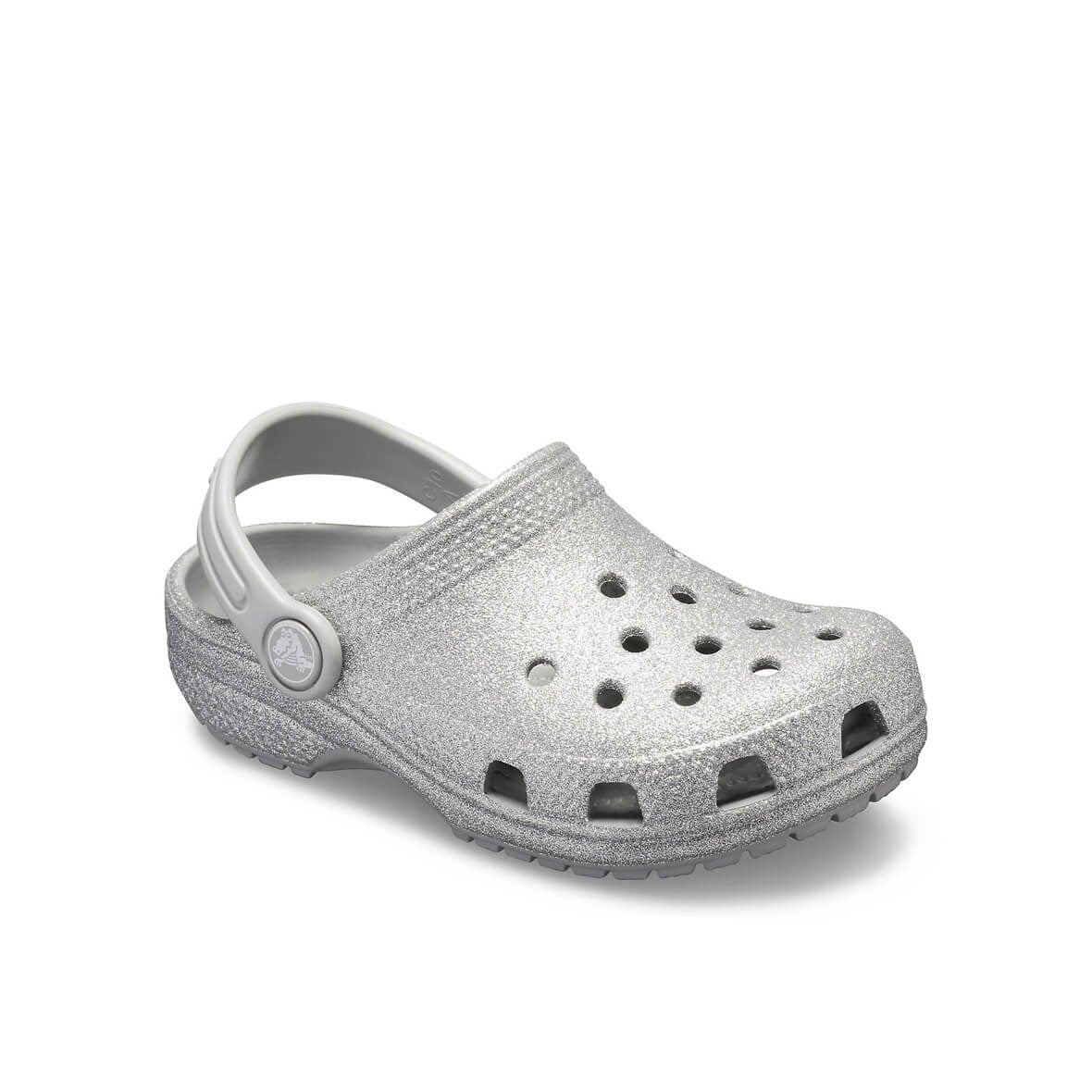Crocs Classic Glitter Clog K Çocuk Terlik & Sandalet - Silver (Gümüş)