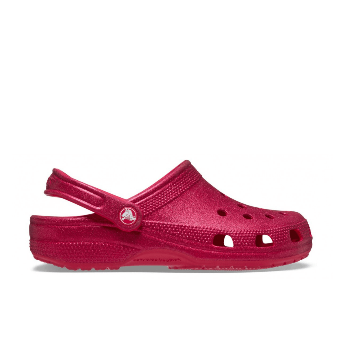 Crocs Classic Glitter Clog Kadın Terlik - Kırmızı