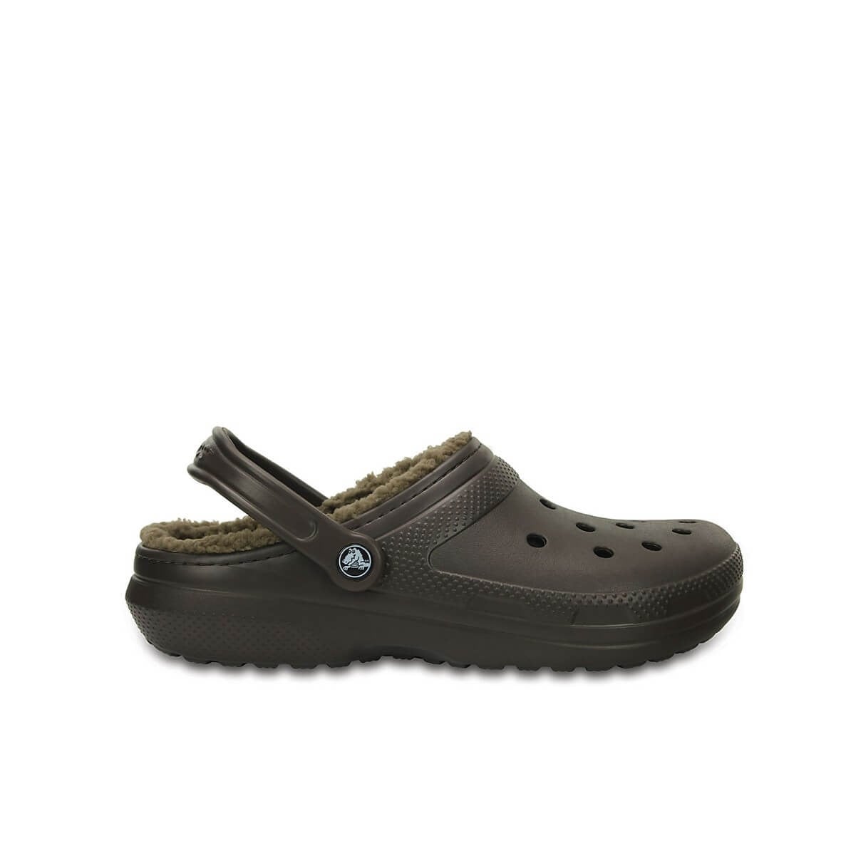 Crocs Classic Lined Clog Bayan Terlik - Espresso/Walnut