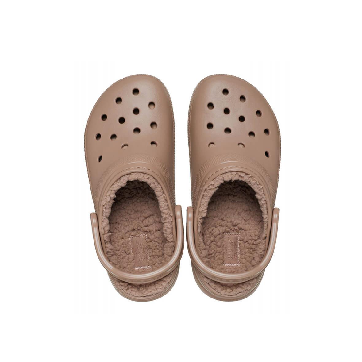 Crocs Classic Lined Clog Erkek Terlik - Latte