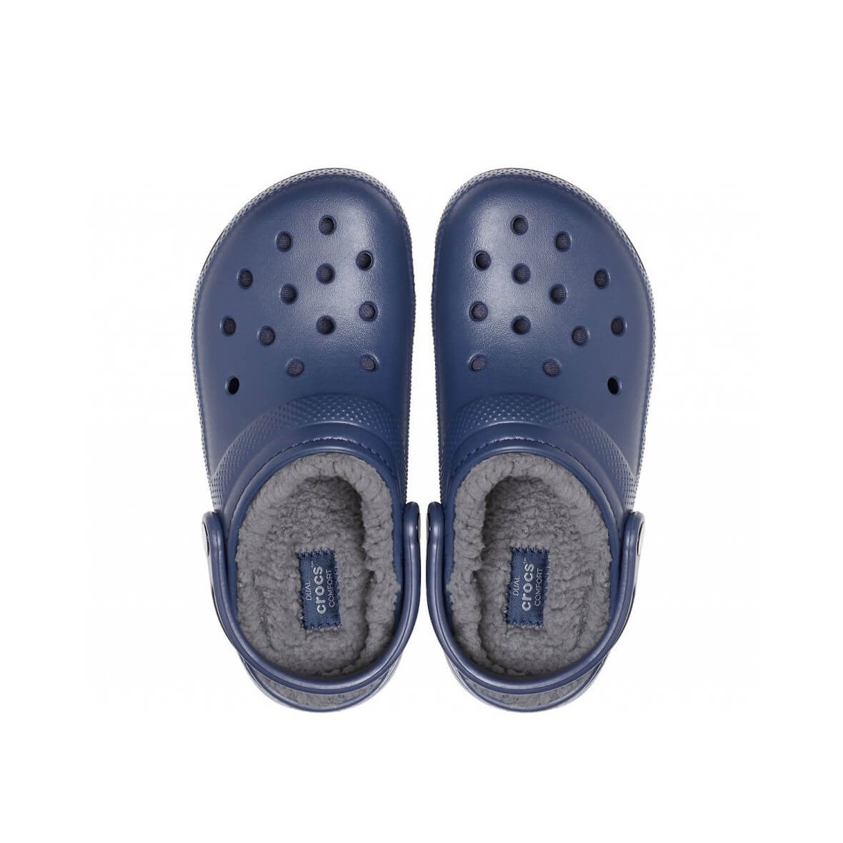 Crocs Classic Lined Clog Erkek Terlik - Navy/Charcoal