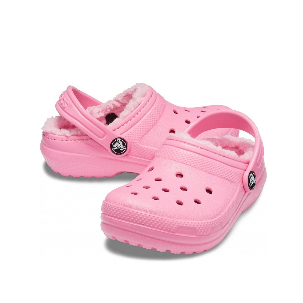 Crocs Classic Lined Clog K Çocuk Terlik - Pink Lemonade