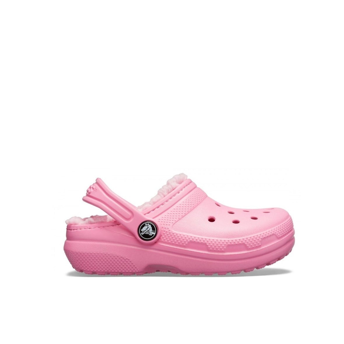 Crocs Classic Lined Clog K Çocuk Terlik - Pink Lemonade