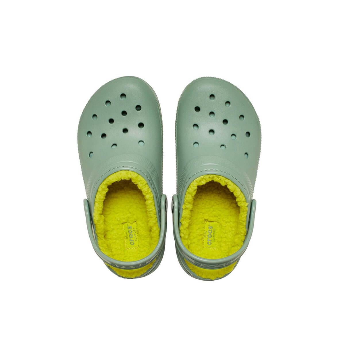 Crocs Classic Lined Clog K Çocuk Terlik - Kaktüs Yeşili